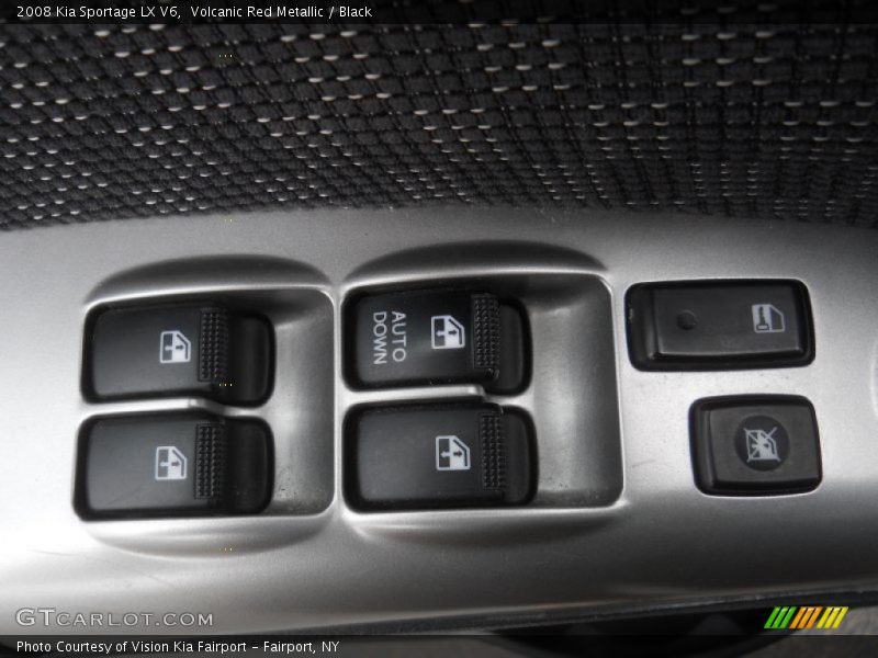 Volcanic Red Metallic / Black 2008 Kia Sportage LX V6
