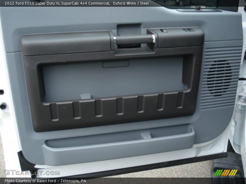 Oxford White / Steel 2012 Ford F350 Super Duty XL SuperCab 4x4 Commercial