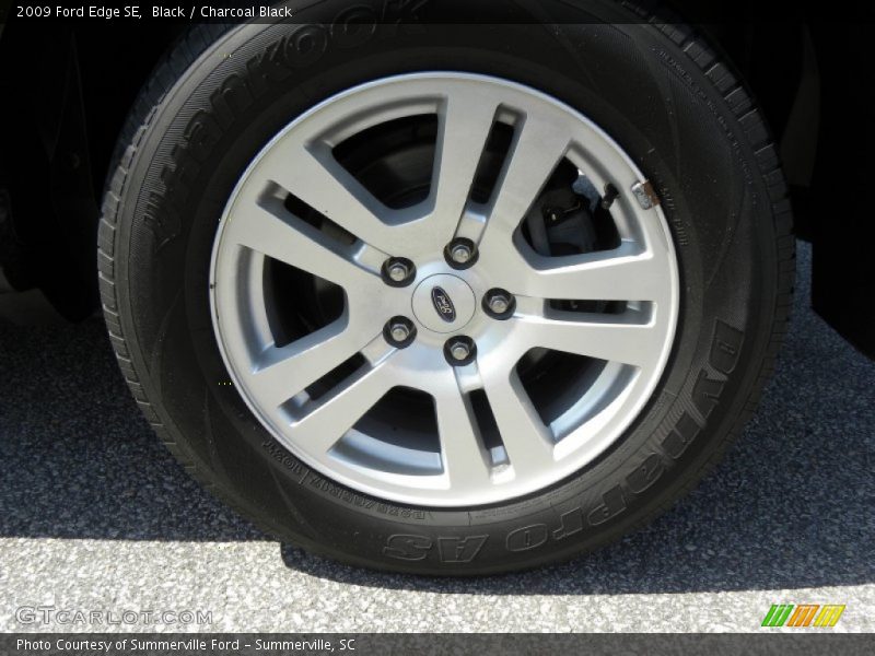 Black / Charcoal Black 2009 Ford Edge SE