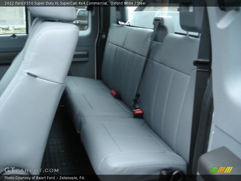 Rear Seat of 2012 F350 Super Duty XL SuperCab 4x4 Commercial