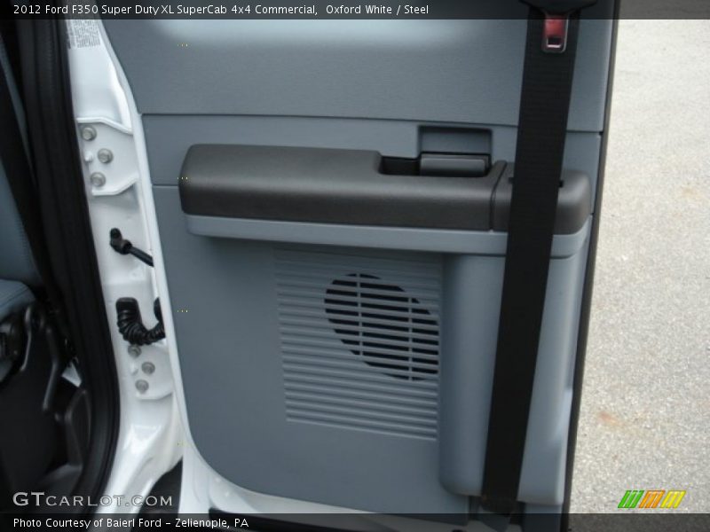 Oxford White / Steel 2012 Ford F350 Super Duty XL SuperCab 4x4 Commercial