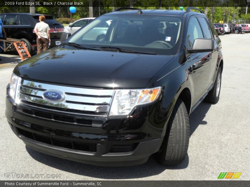 Black / Charcoal Black 2009 Ford Edge SE