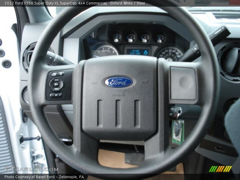  2012 F350 Super Duty XL SuperCab 4x4 Commercial Steering Wheel