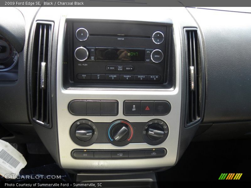 Black / Charcoal Black 2009 Ford Edge SE