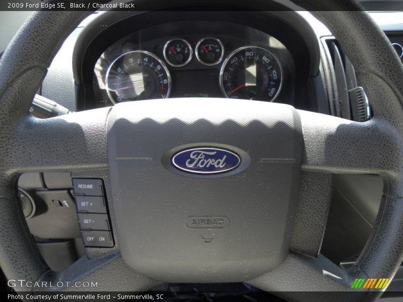 Black / Charcoal Black 2009 Ford Edge SE