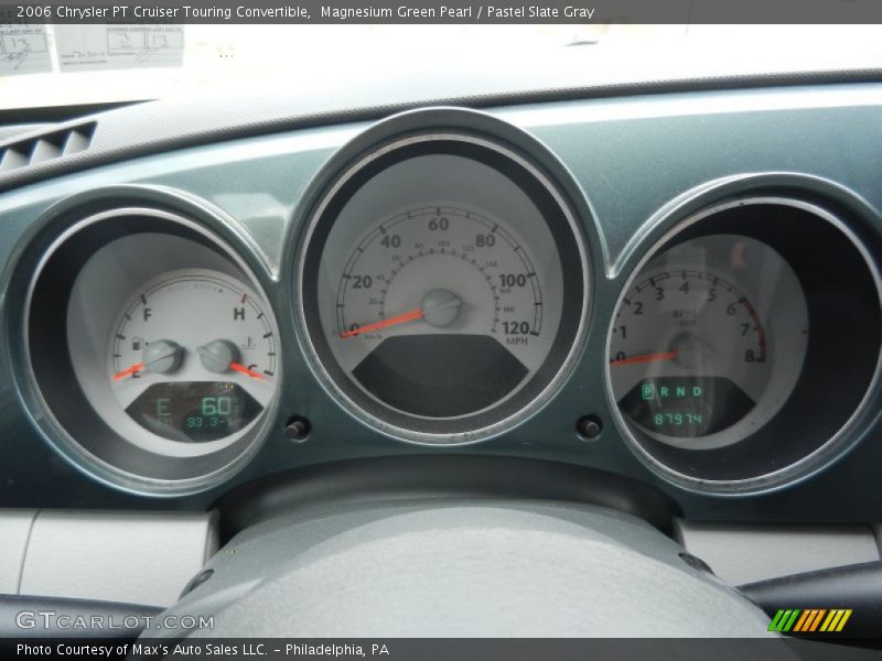 Magnesium Green Pearl / Pastel Slate Gray 2006 Chrysler PT Cruiser Touring Convertible
