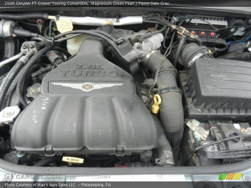 Magnesium Green Pearl / Pastel Slate Gray 2006 Chrysler PT Cruiser Touring Convertible
