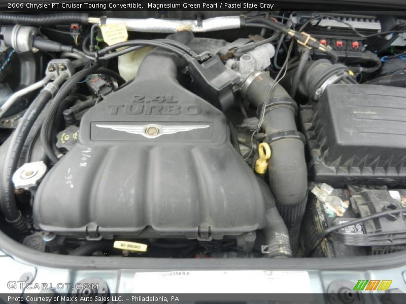 Magnesium Green Pearl / Pastel Slate Gray 2006 Chrysler PT Cruiser Touring Convertible