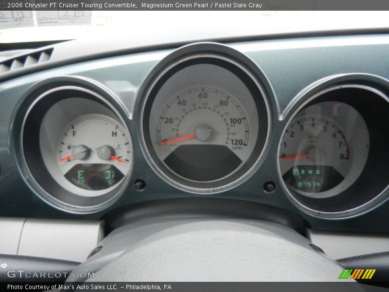 Magnesium Green Pearl / Pastel Slate Gray 2006 Chrysler PT Cruiser Touring Convertible