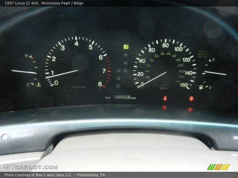 Moonstone Pearl / Beige 1997 Lexus LS 400