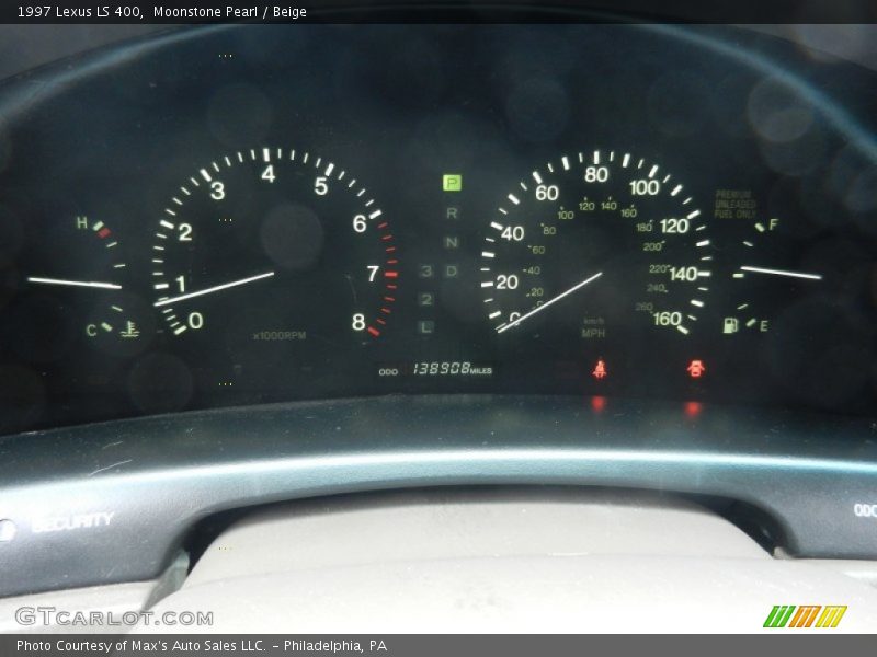 Moonstone Pearl / Beige 1997 Lexus LS 400