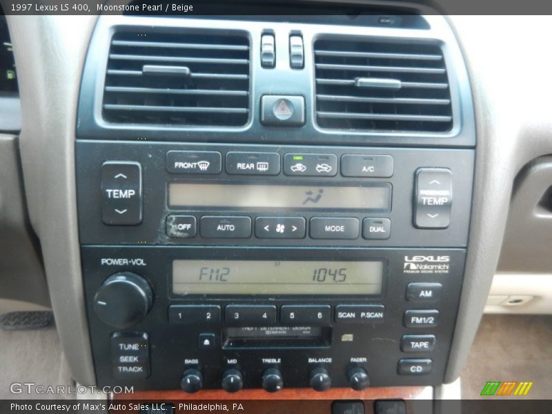 Moonstone Pearl / Beige 1997 Lexus LS 400
