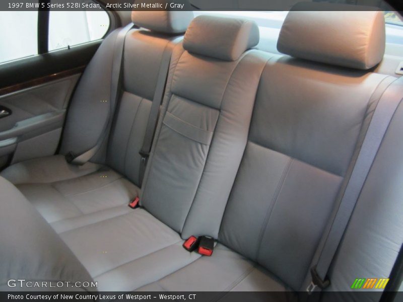 Arctic Silver Metallic / Gray 1997 BMW 5 Series 528i Sedan