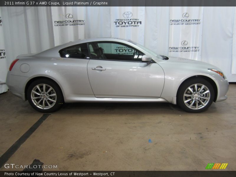Liquid Platinum / Graphite 2011 Infiniti G 37 x AWD Coupe