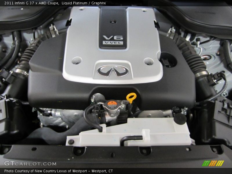  2011 G 37 x AWD Coupe Engine - 3.7 Liter DOHC 24-Valve CVTCS V6