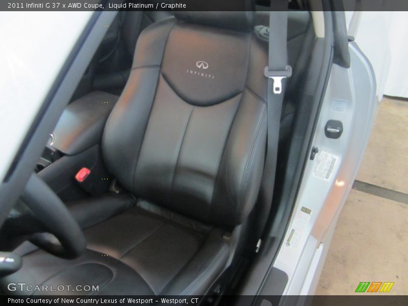 Liquid Platinum / Graphite 2011 Infiniti G 37 x AWD Coupe