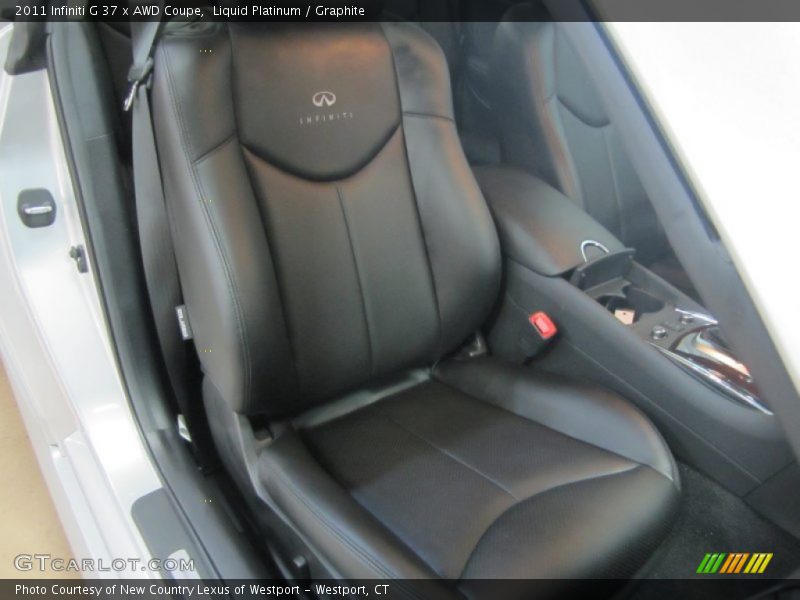 Liquid Platinum / Graphite 2011 Infiniti G 37 x AWD Coupe