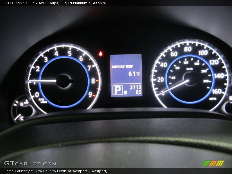  2011 G 37 x AWD Coupe 37 x AWD Coupe Gauges