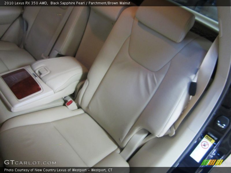 Black Sapphire Pearl / Parchment/Brown Walnut 2010 Lexus RX 350 AWD
