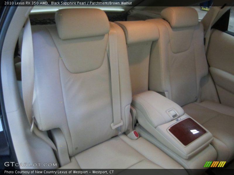 Black Sapphire Pearl / Parchment/Brown Walnut 2010 Lexus RX 350 AWD