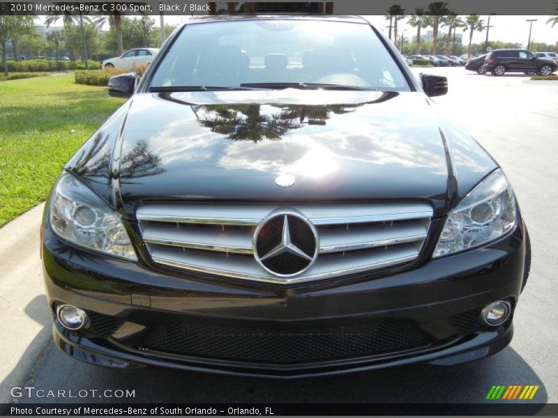 Black / Black 2010 Mercedes-Benz C 300 Sport