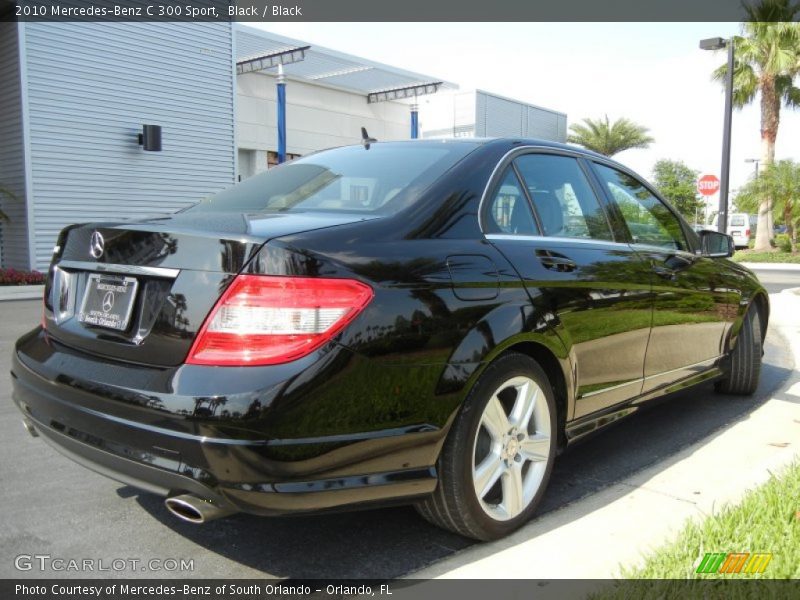 Black / Black 2010 Mercedes-Benz C 300 Sport