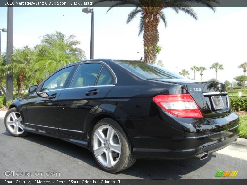 Black / Black 2010 Mercedes-Benz C 300 Sport