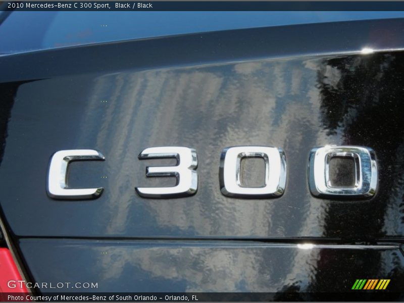 Black / Black 2010 Mercedes-Benz C 300 Sport
