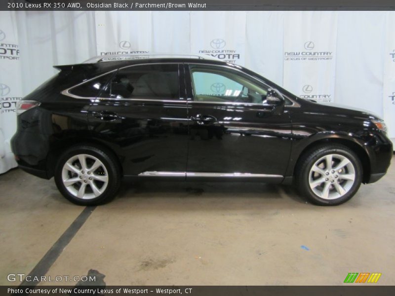 Obsidian Black / Parchment/Brown Walnut 2010 Lexus RX 350 AWD