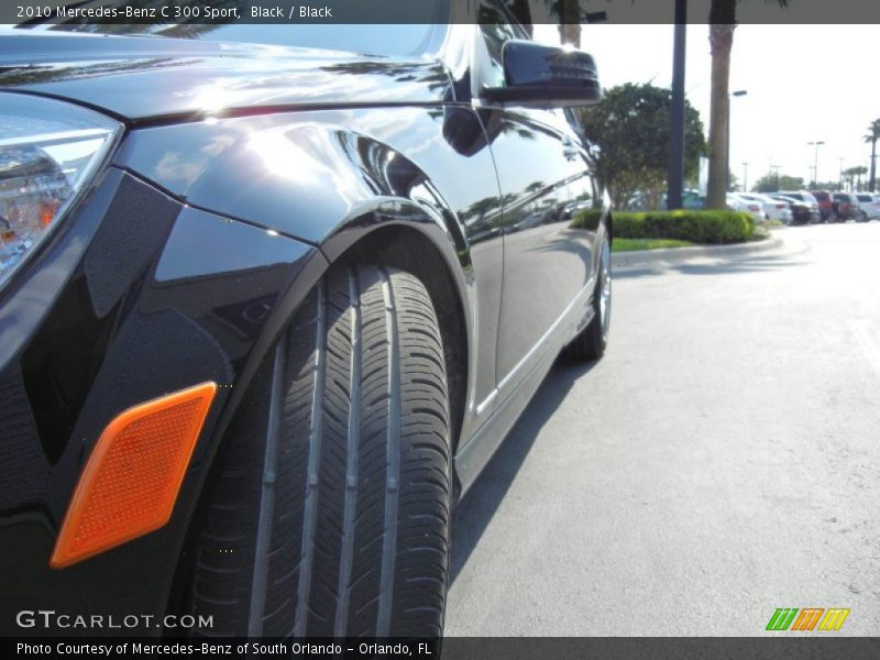 Black / Black 2010 Mercedes-Benz C 300 Sport