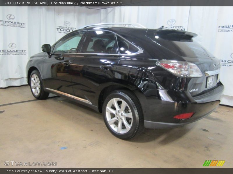 Obsidian Black / Parchment/Brown Walnut 2010 Lexus RX 350 AWD