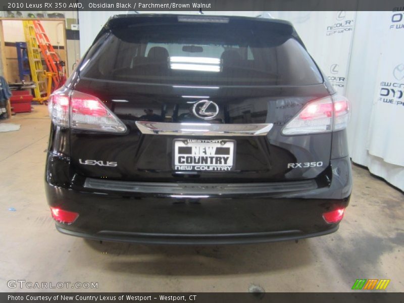 Obsidian Black / Parchment/Brown Walnut 2010 Lexus RX 350 AWD