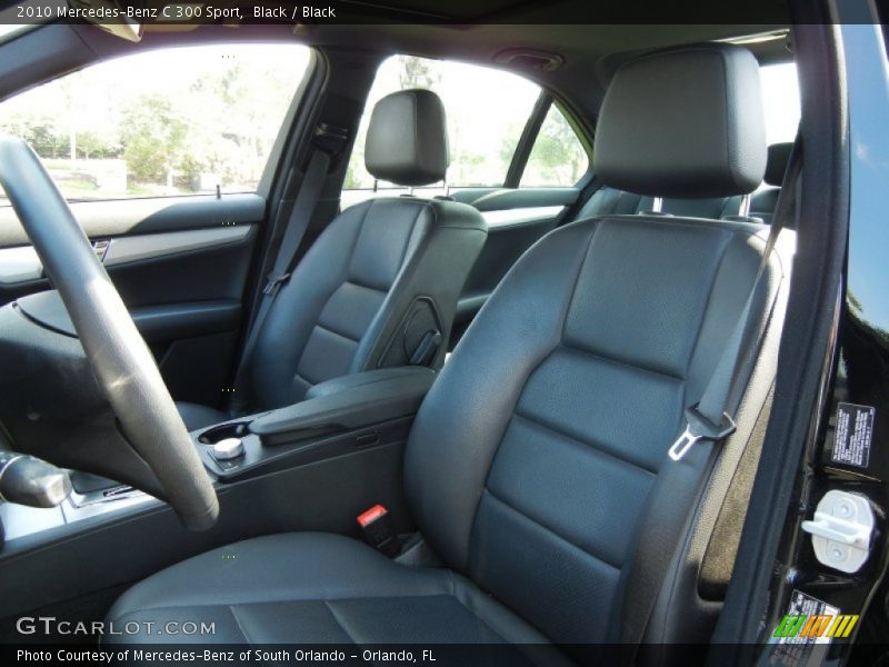Black / Black 2010 Mercedes-Benz C 300 Sport