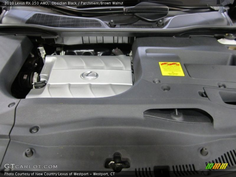 Obsidian Black / Parchment/Brown Walnut 2010 Lexus RX 350 AWD