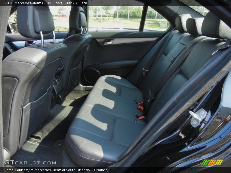 Black / Black 2010 Mercedes-Benz C 300 Sport
