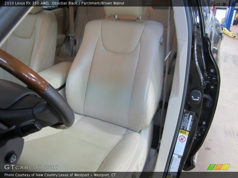 Obsidian Black / Parchment/Brown Walnut 2010 Lexus RX 350 AWD