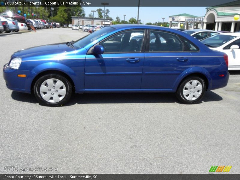 Cobalt Blue Metallic / Grey 2008 Suzuki Forenza