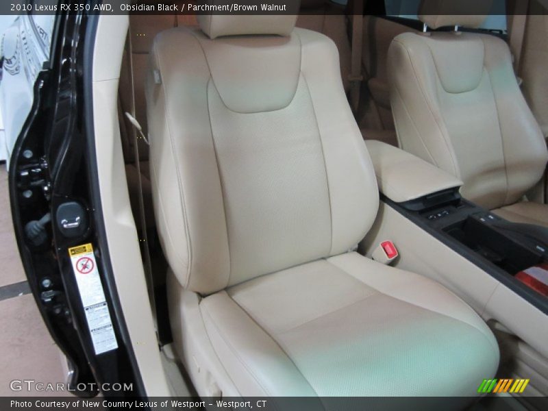 Obsidian Black / Parchment/Brown Walnut 2010 Lexus RX 350 AWD