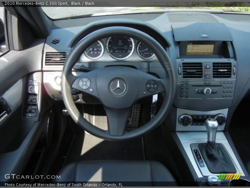 Black / Black 2010 Mercedes-Benz C 300 Sport