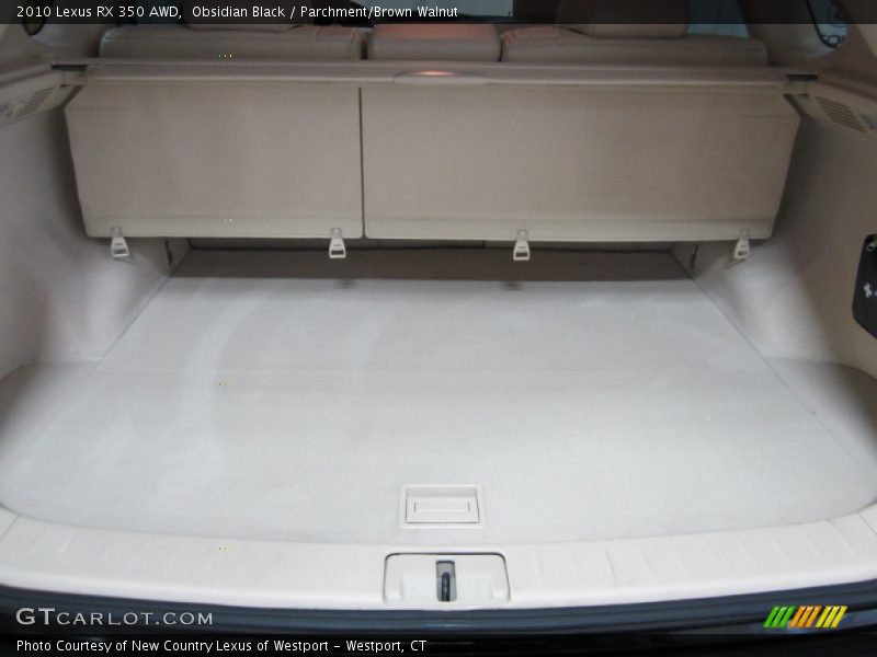 Obsidian Black / Parchment/Brown Walnut 2010 Lexus RX 350 AWD