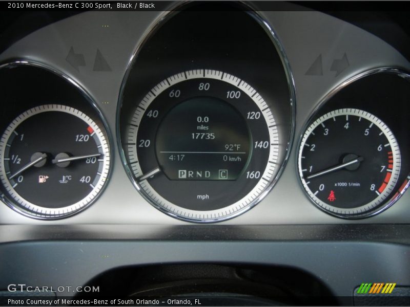Black / Black 2010 Mercedes-Benz C 300 Sport