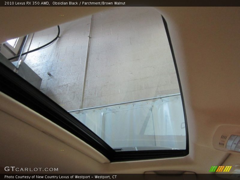 Obsidian Black / Parchment/Brown Walnut 2010 Lexus RX 350 AWD