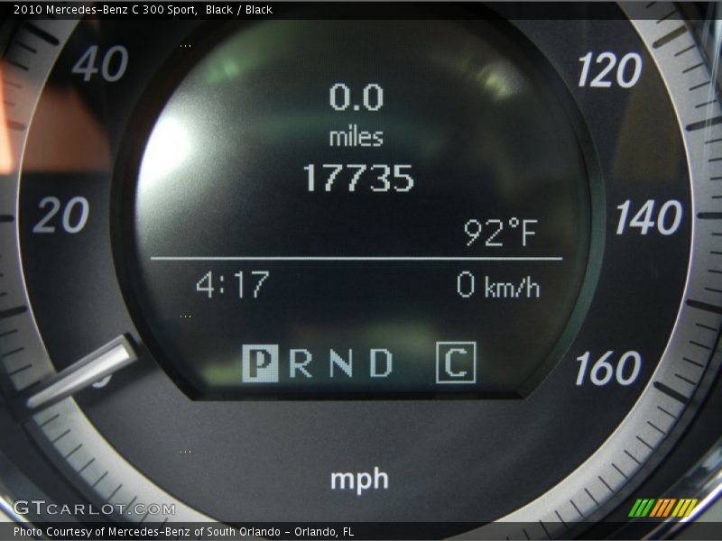 Black / Black 2010 Mercedes-Benz C 300 Sport