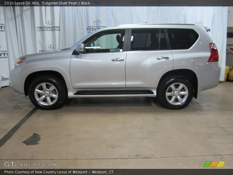 Tungsten Silver Pearl / Black 2010 Lexus GX 460