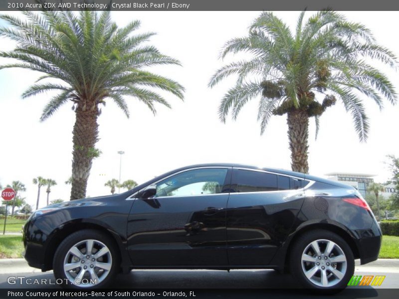  2010 ZDX AWD Technology Crystal Black Pearl