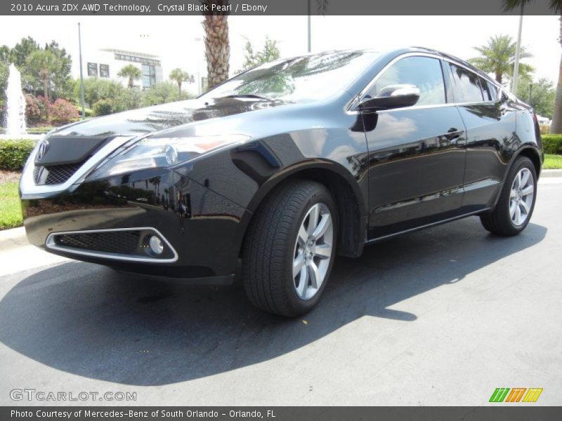 Crystal Black Pearl / Ebony 2010 Acura ZDX AWD Technology