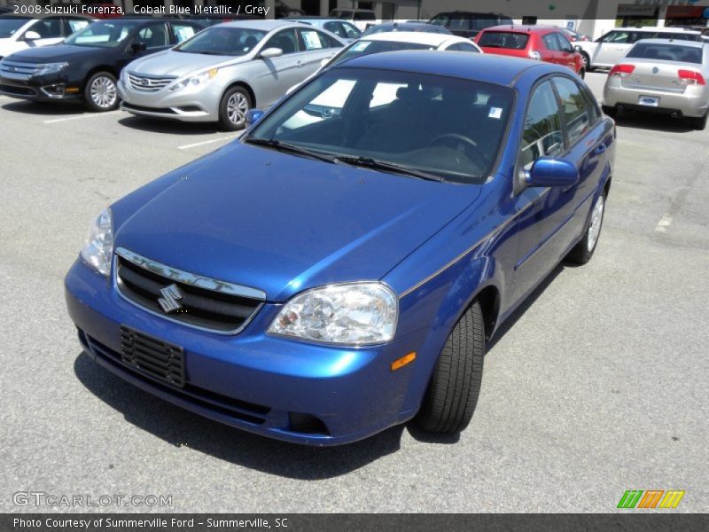 Cobalt Blue Metallic / Grey 2008 Suzuki Forenza
