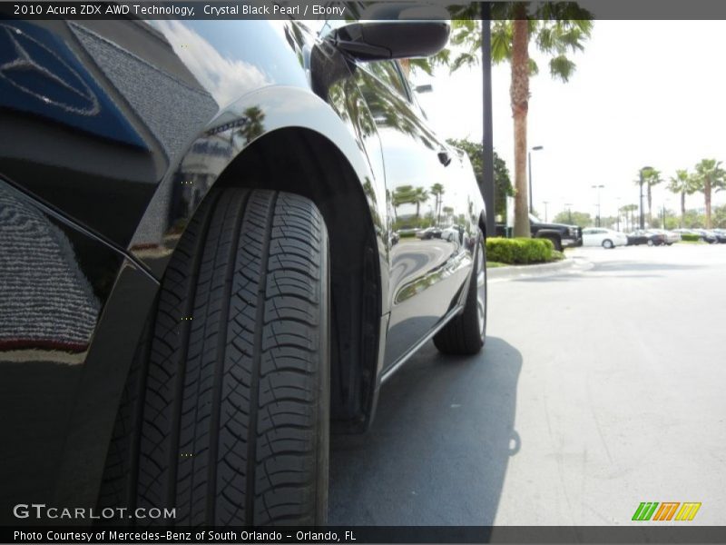 Crystal Black Pearl / Ebony 2010 Acura ZDX AWD Technology