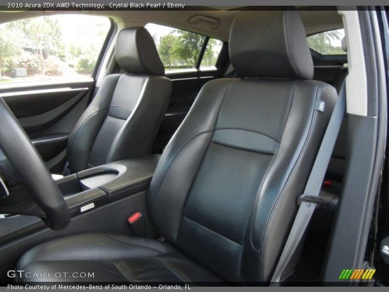 Crystal Black Pearl / Ebony 2010 Acura ZDX AWD Technology