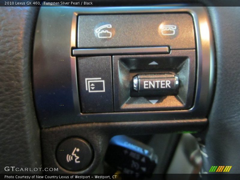 Tungsten Silver Pearl / Black 2010 Lexus GX 460